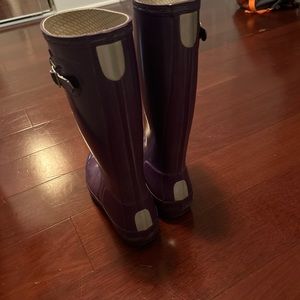 Hunter mid calf boots